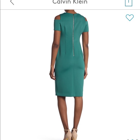 Calvin Klein cut out sleeved dress - Picture 2 of 4